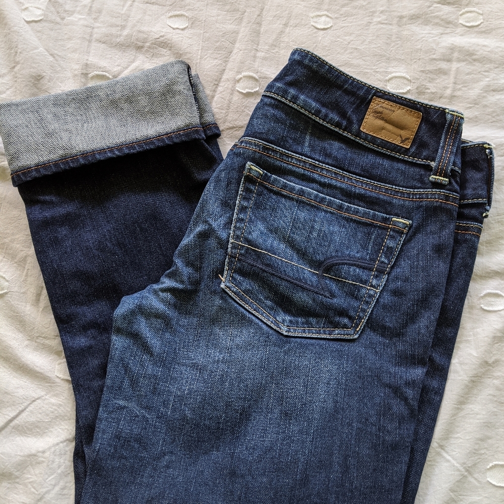 American Eagle Artist Crop Jeans, Size 4